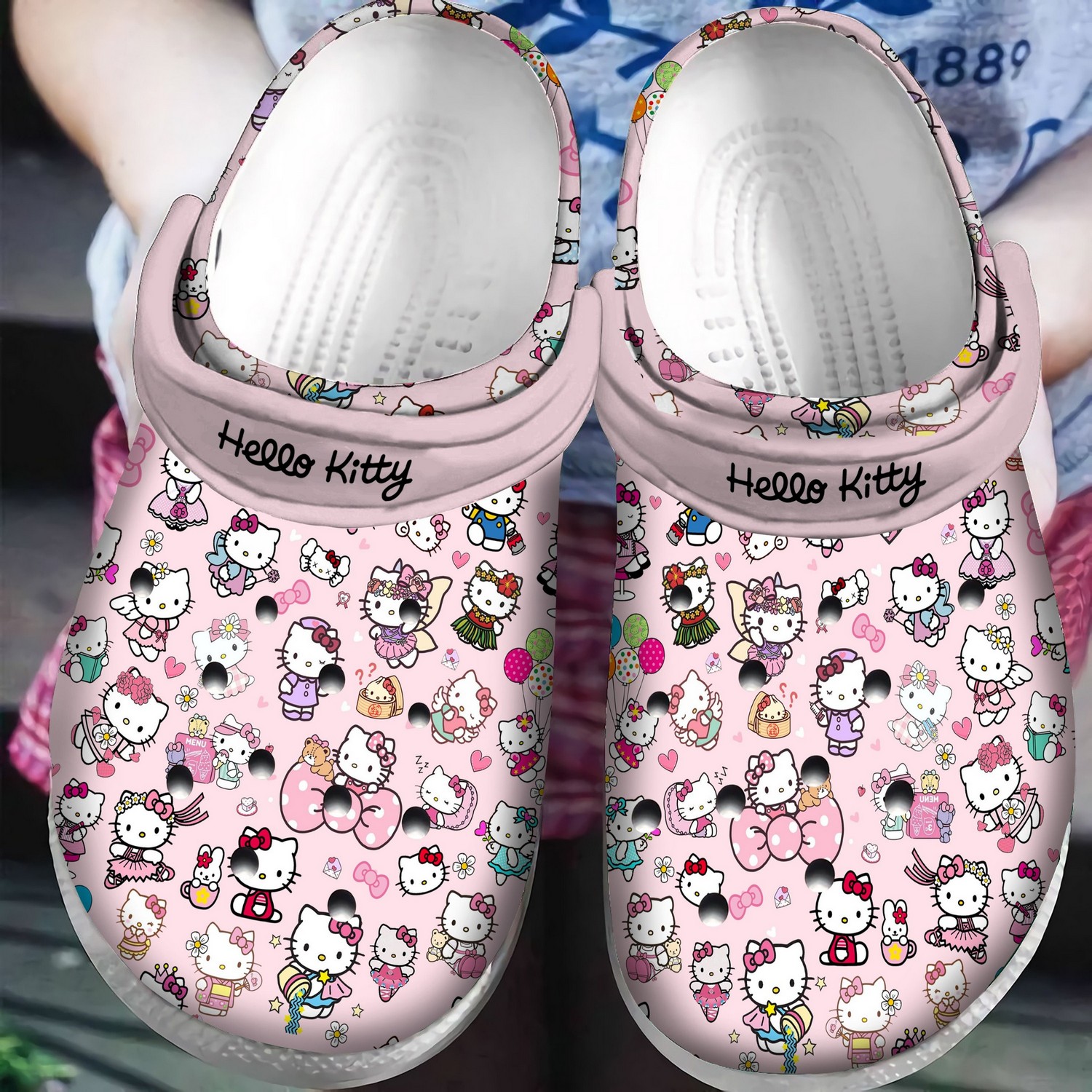 cute hello kitty pink clogs for kids and adults ggtx9
