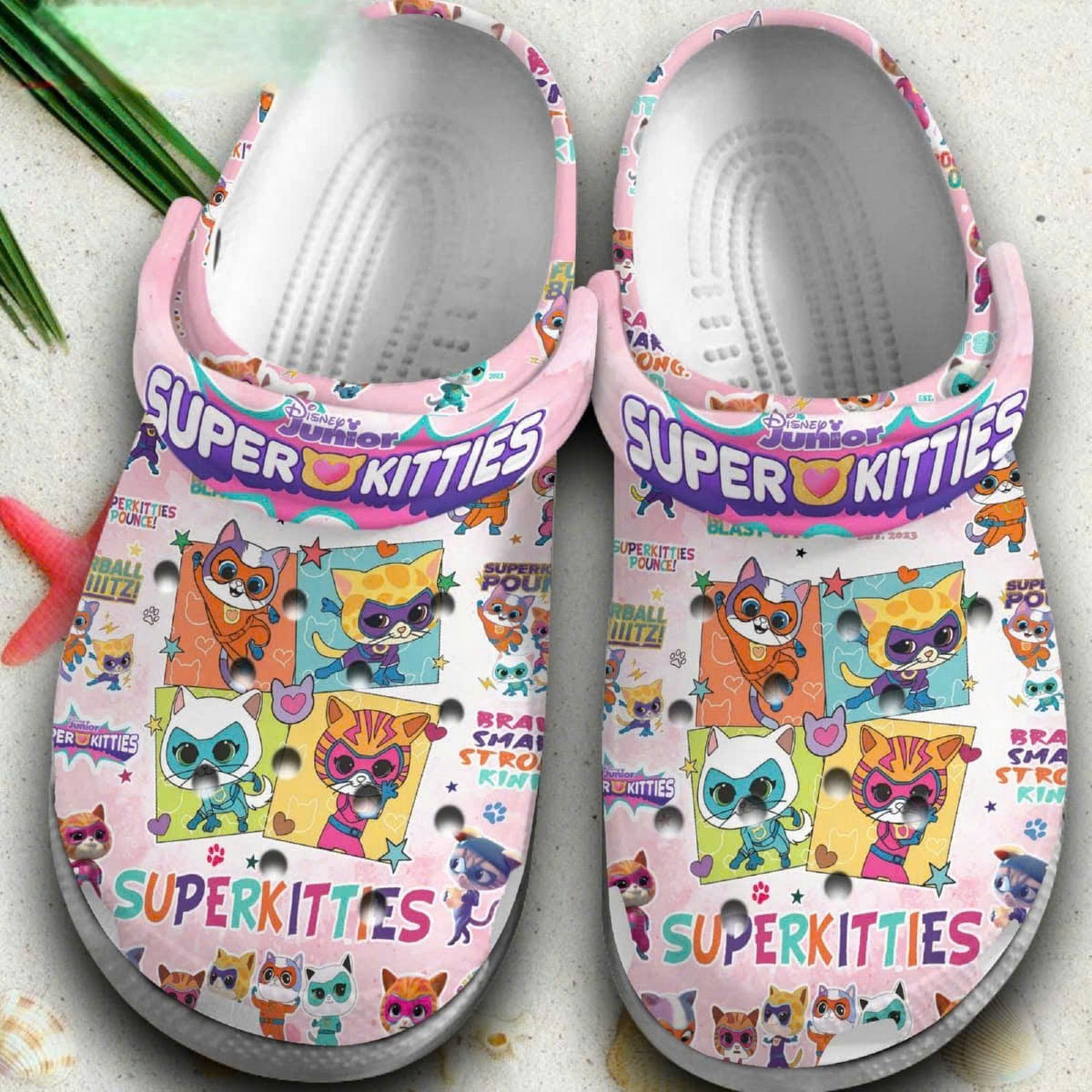 cute superkitties cartoon pink clogs fast shipping available nhprh