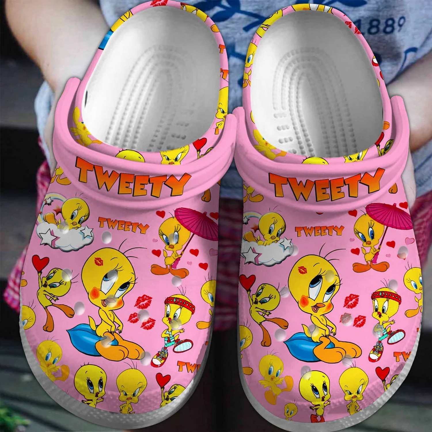 cute tweety cartoon movie pink clogs fast shipping available 9faq7