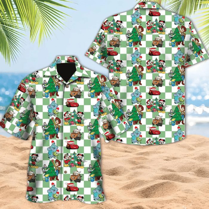 cutie merry christmas disney world hawaiian shirt 29hiz