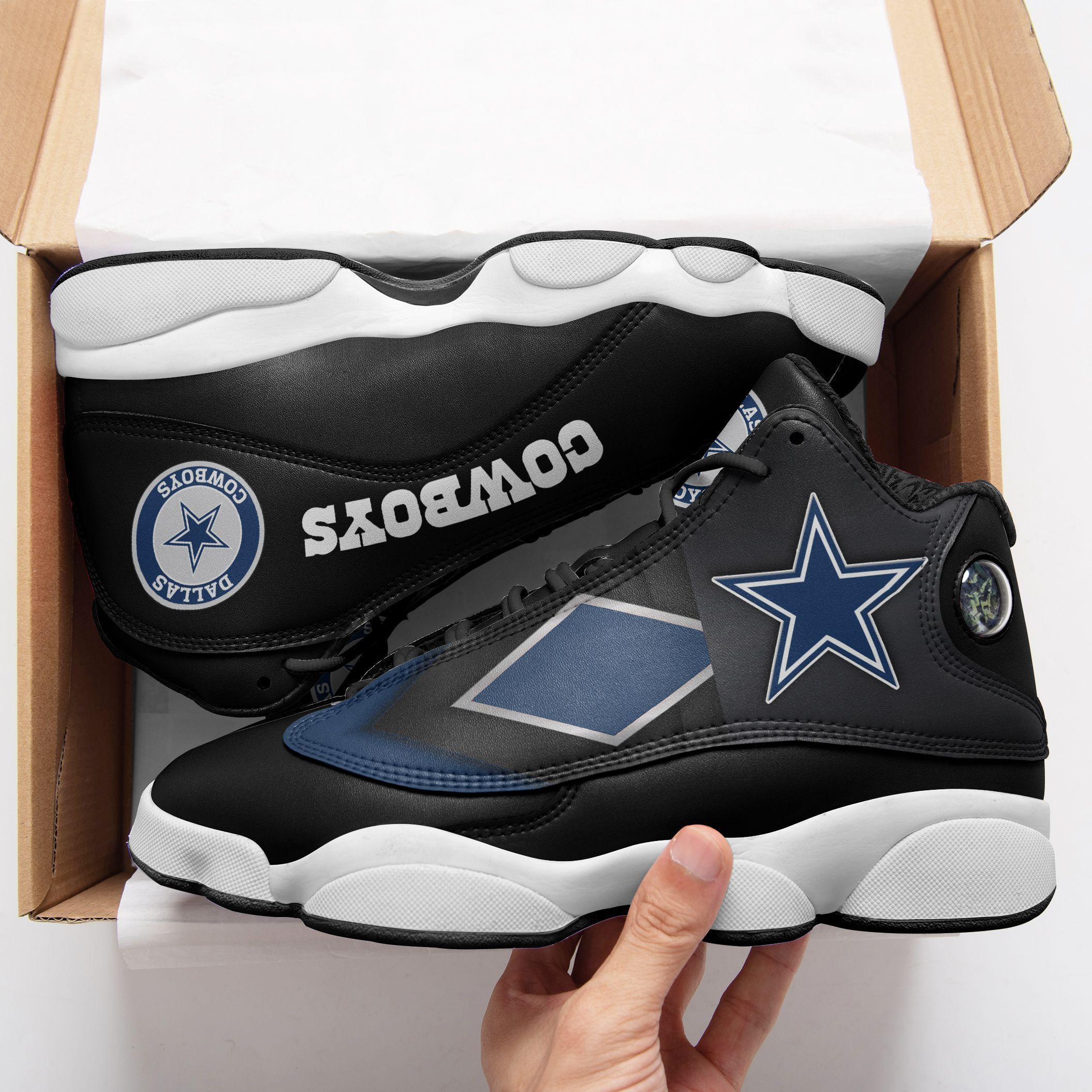 dallas cowboys ajd13 sneakers 756 6wgy0