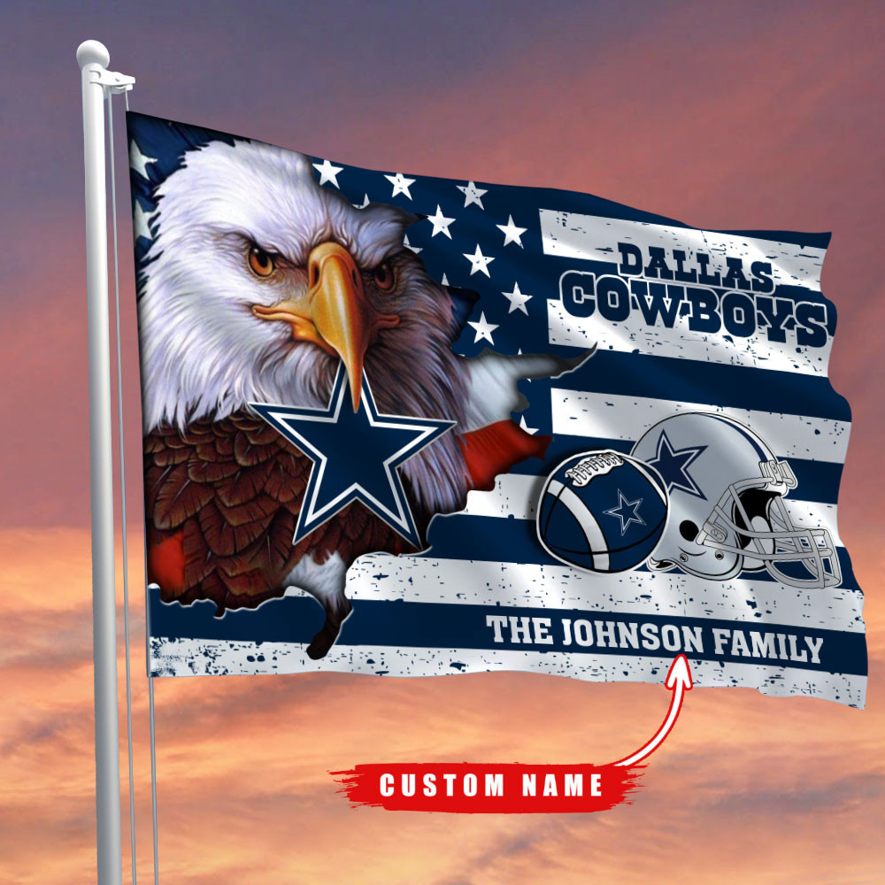 dallas cowboys flag custom name havie