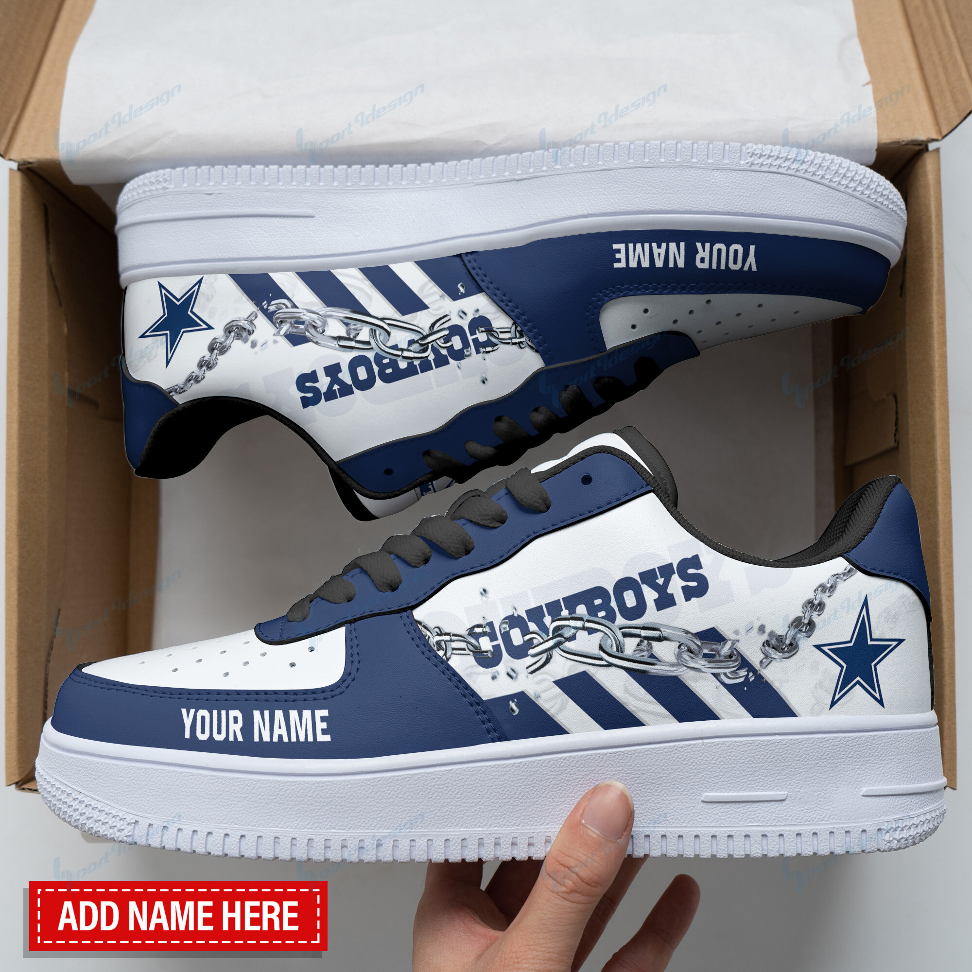 dallas cowboys personalized af1 shoes bg104 zaqfb
