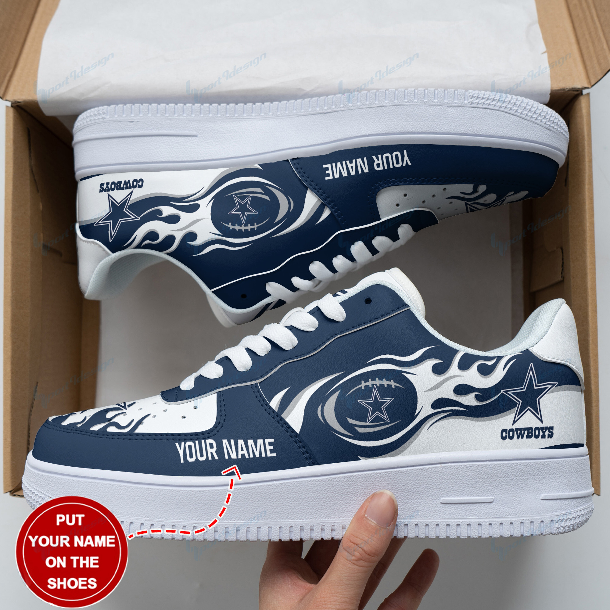 dallas cowboys personalized af1 shoes bg134 qzxpi
