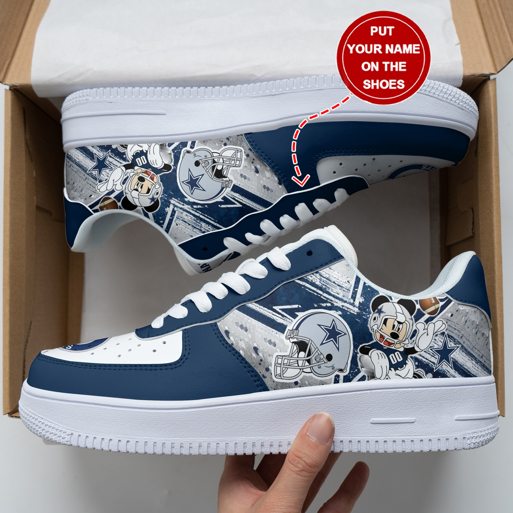 dallas cowboys personalized af1 shoes bg157 s4izi