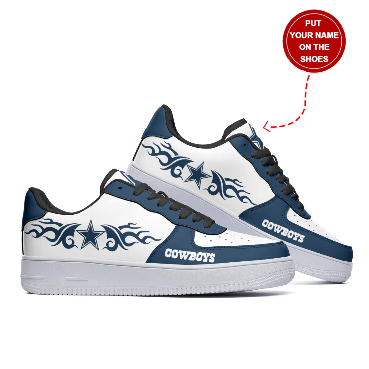 dallas cowboys personalized af1 shoes bg282 udtb2