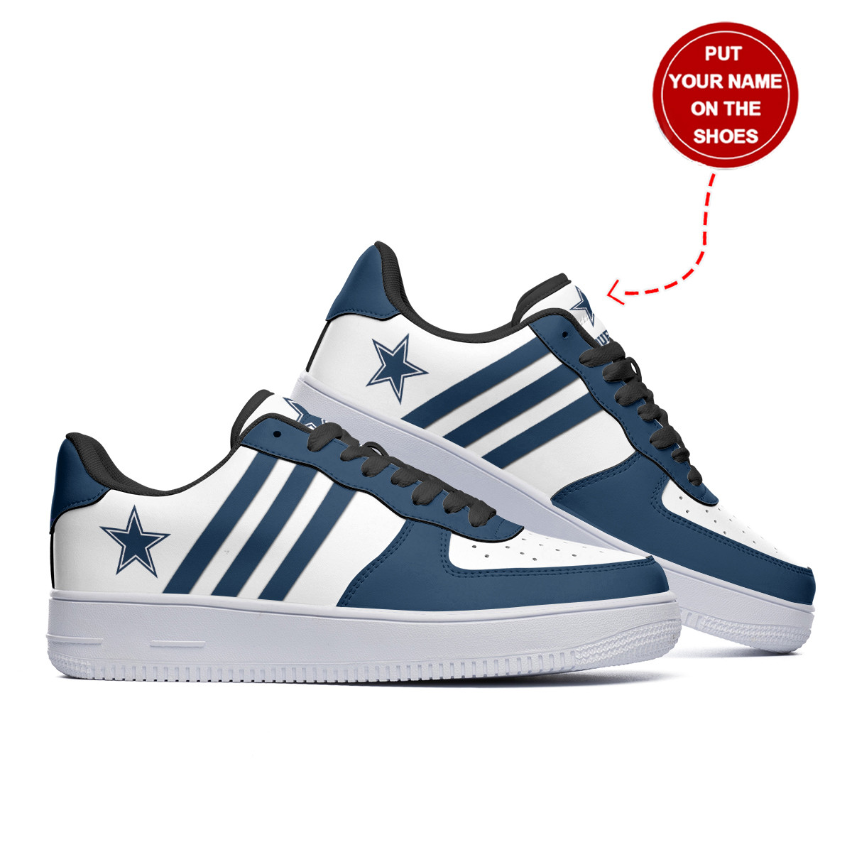 dallas cowboys personalized af1 shoes bg286 xfnjd