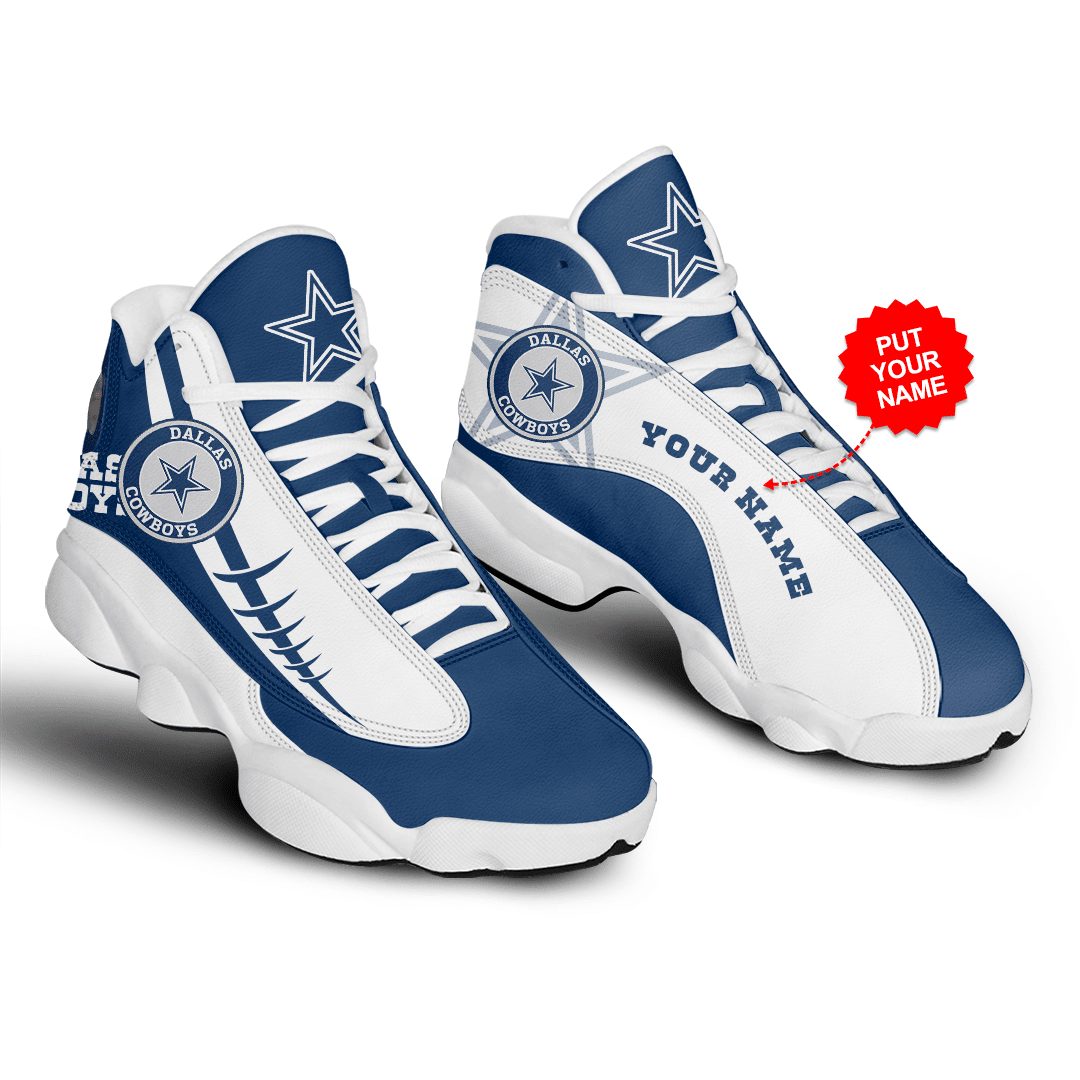 dallas cowboys personalized ajd13 sneakers 1086 7ogaf