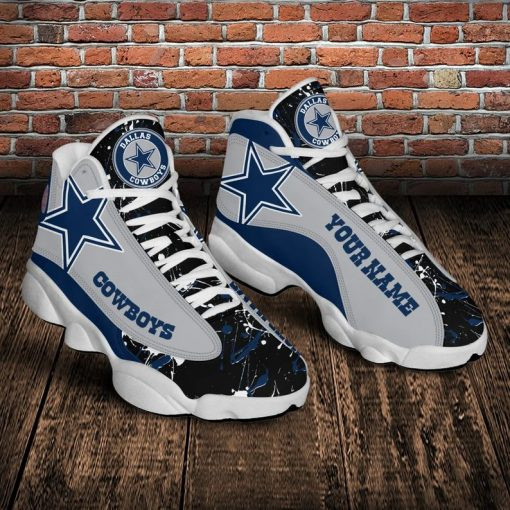 dallas cowboys personalized ajd13 sneakers 11 bwyyj
