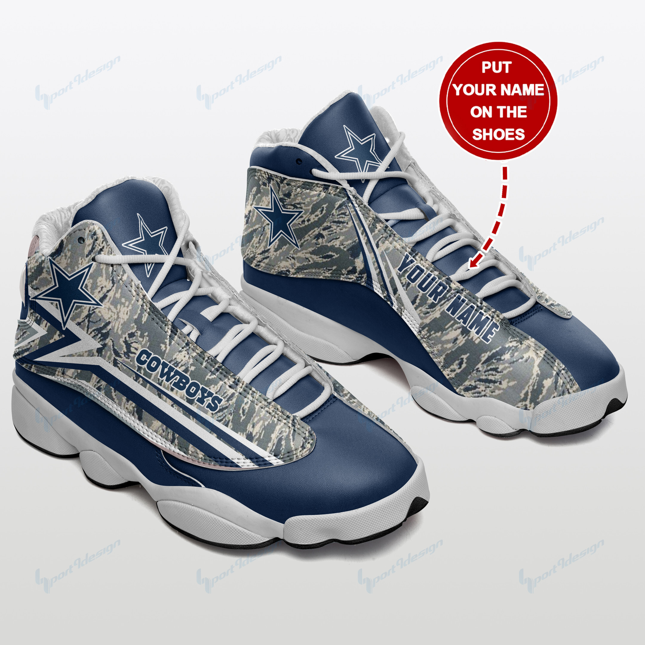 dallas cowboys personalized ajd13 sneakers bg126 eqrur
