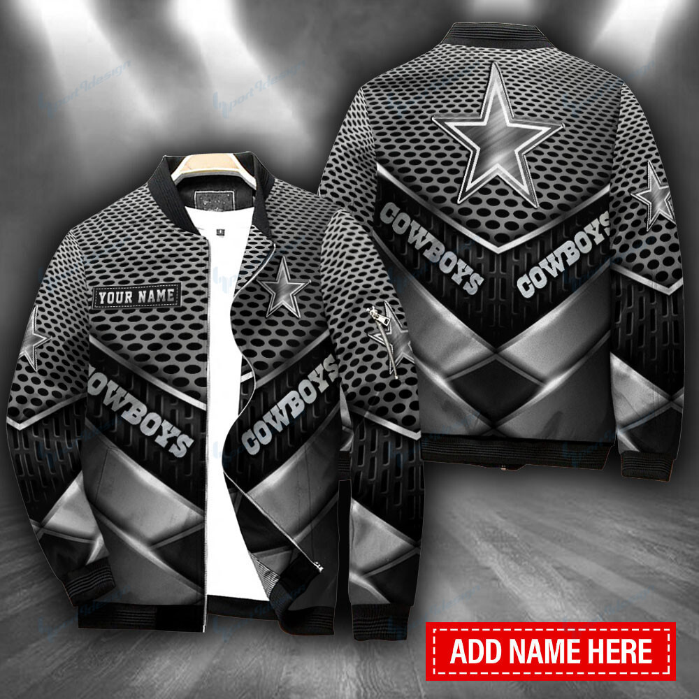 dallas cowboys personalized bomber jacket bg319 kxkin