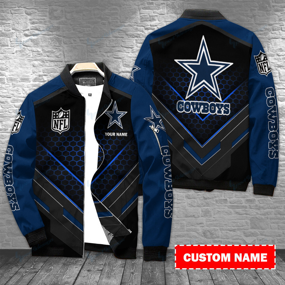 dallas cowboys personalized bomber jacket bg332 ojiik