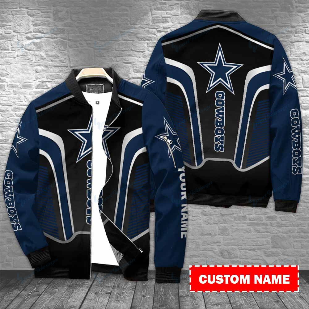dallas cowboys personalized bomber jacket bg339 xjqzk