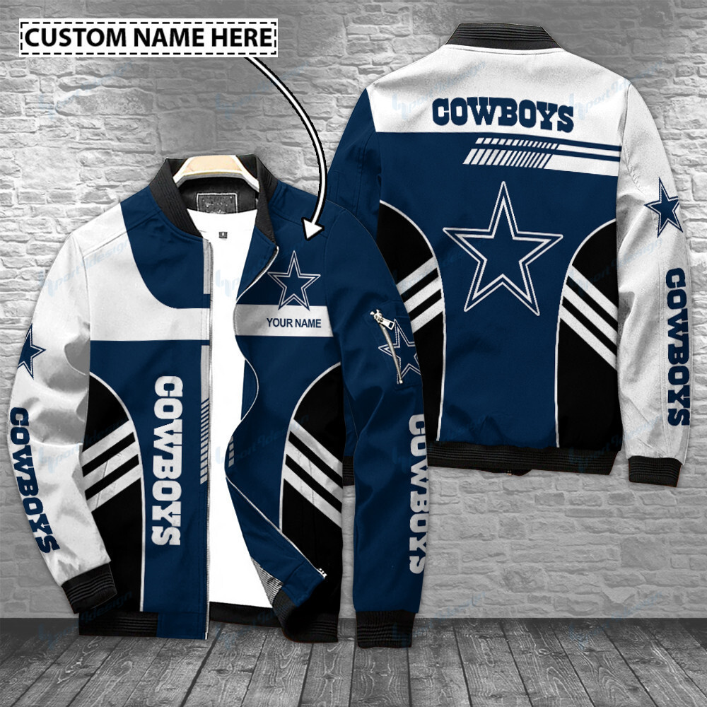 dallas cowboys personalized bomber jacket bg342 lctxi