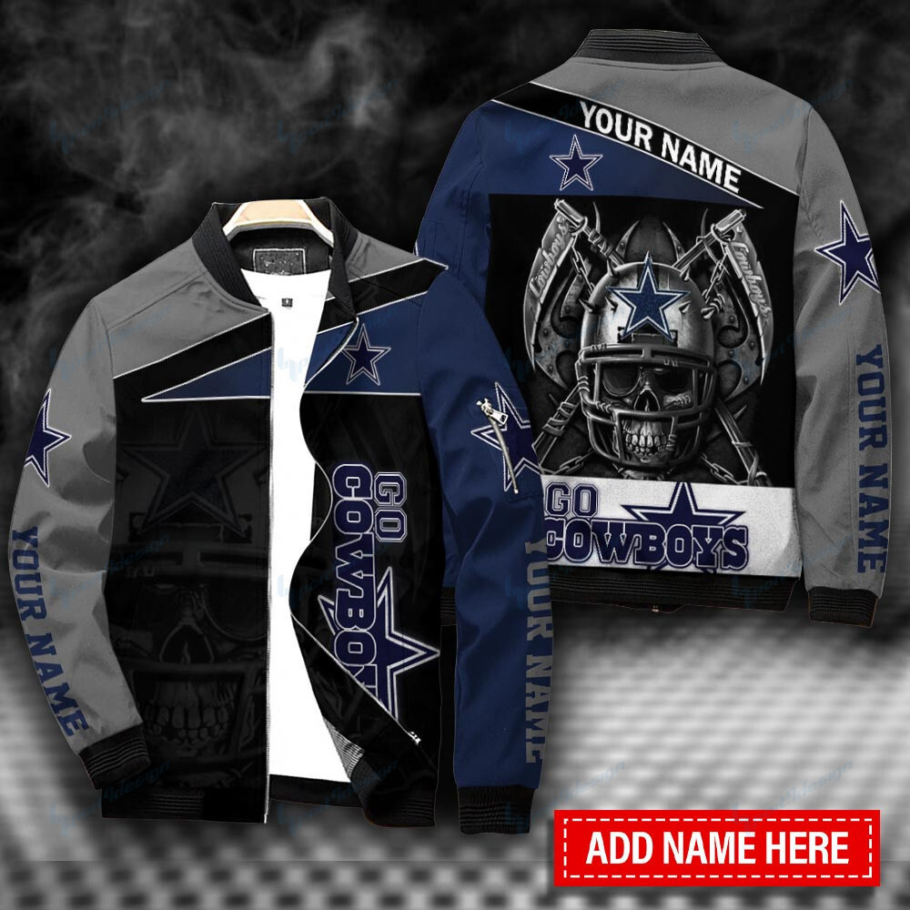 dallas cowboys personalized bomber jacket bg384 fulaf