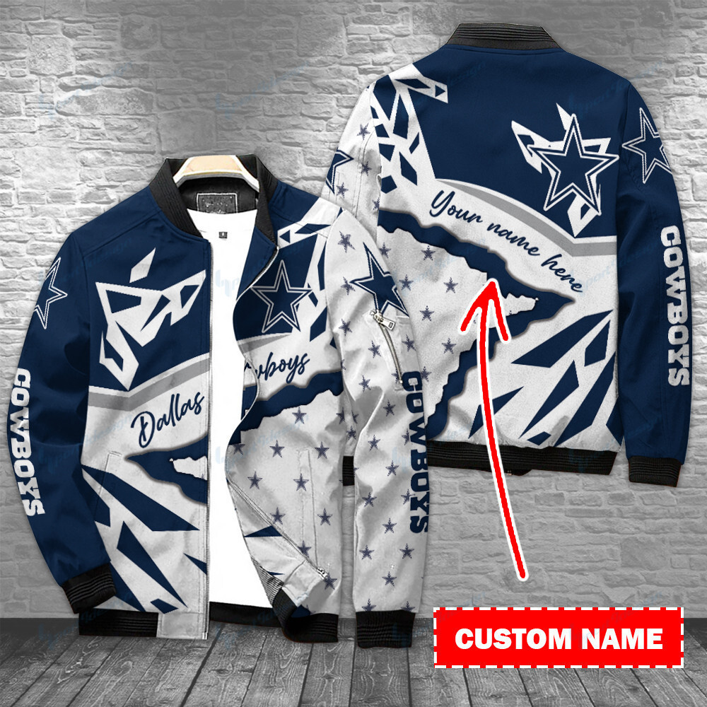 dallas cowboys personalized bomber jacket bg399 0f770