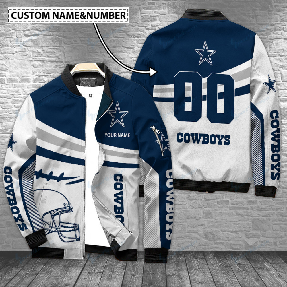dallas cowboys personalized bomber jacket bg414 hhfzu