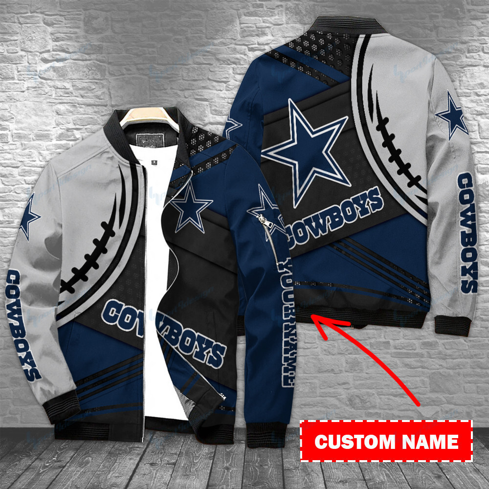dallas cowboys personalized bomber jacket bg452 0k68b