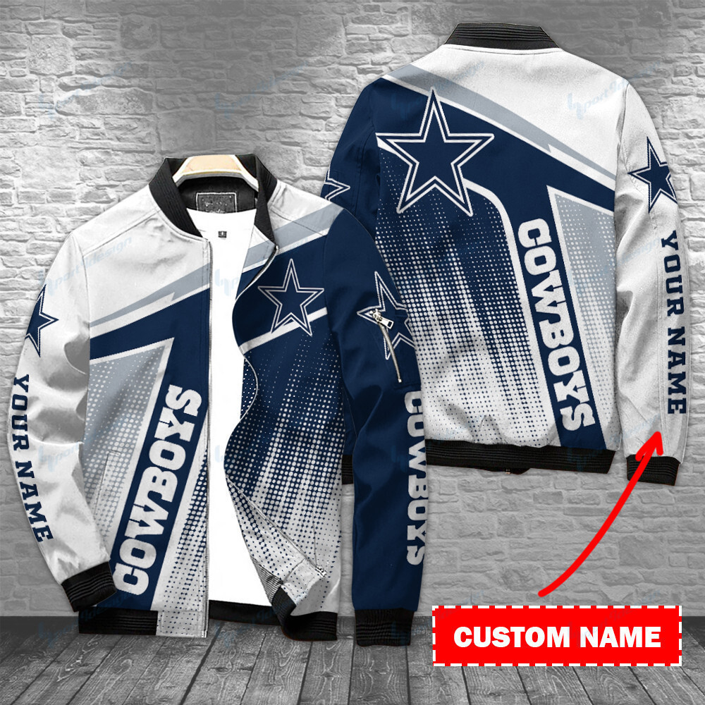 dallas cowboys personalized bomber jacket bg463 evbd1