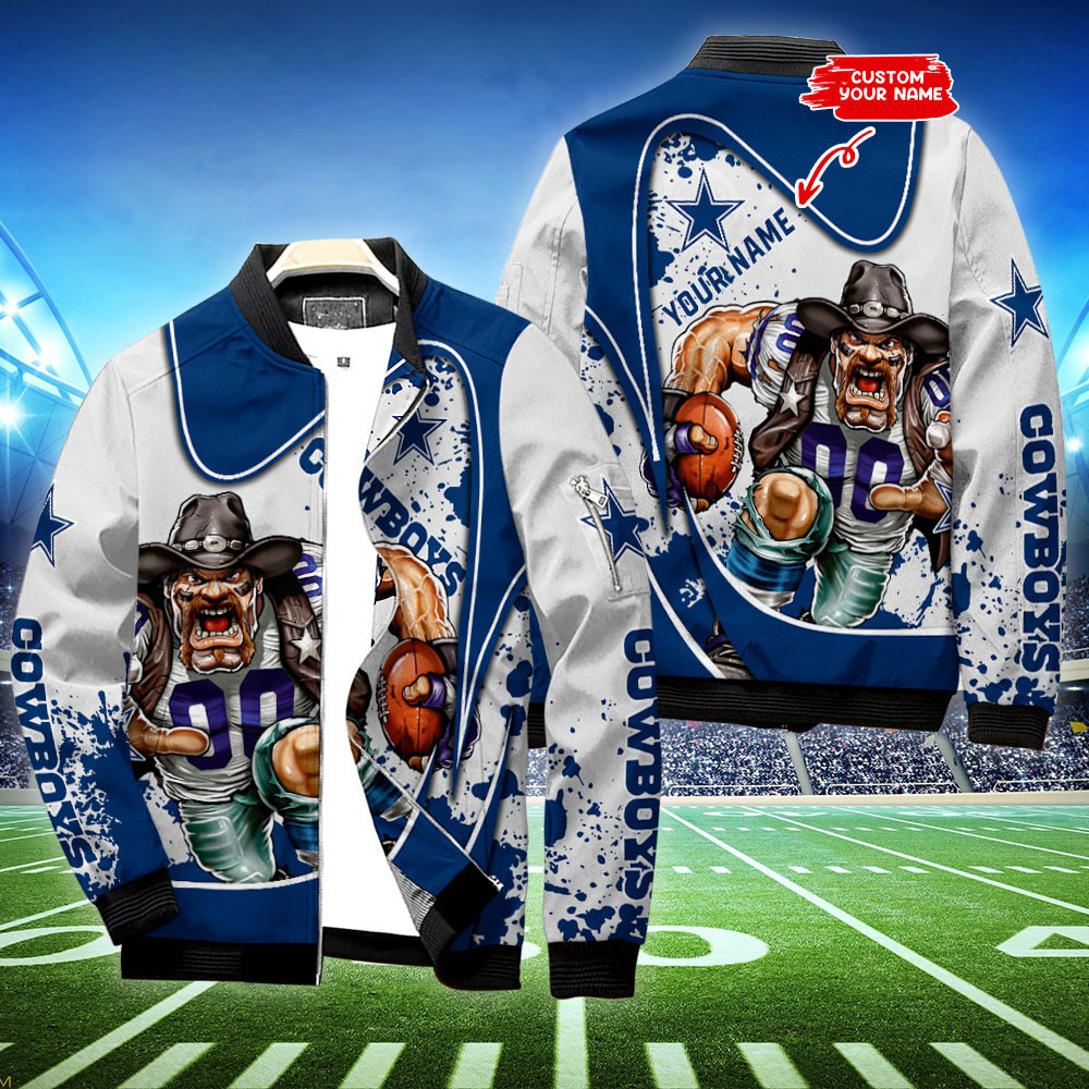 dallas cowboys personalized bomber jacket bg502 v0ojr
