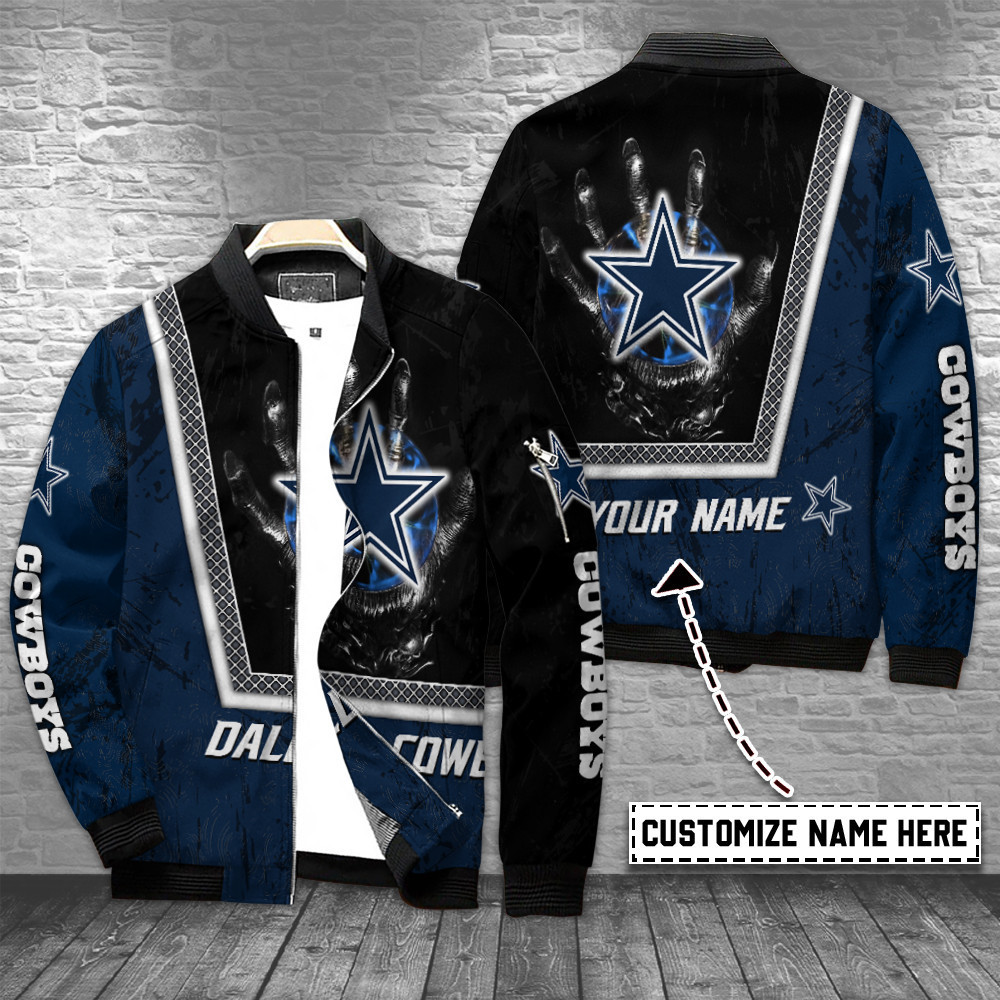 dallas cowboys personalized bomber jacket bg530 xzqfp
