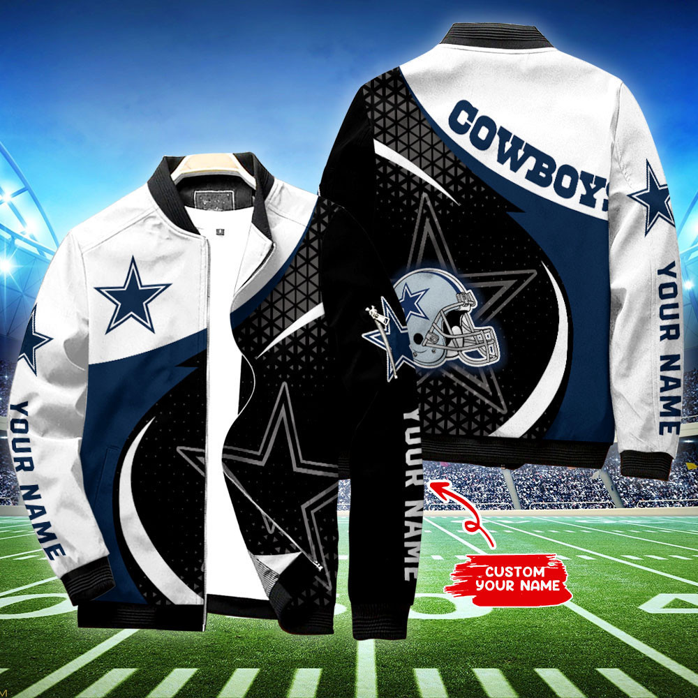 dallas cowboys personalized bomber jacket bg539 bqxoq