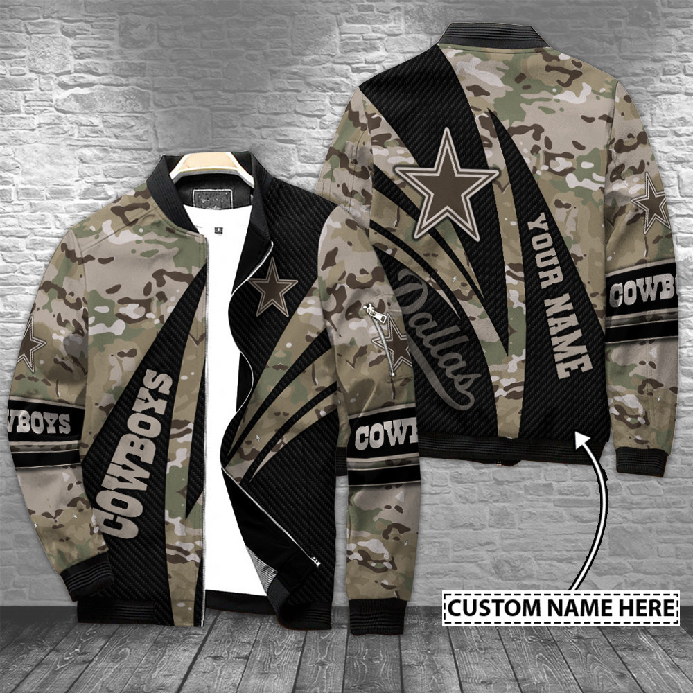 dallas cowboys personalized bomber jacket bg542 x8xwx