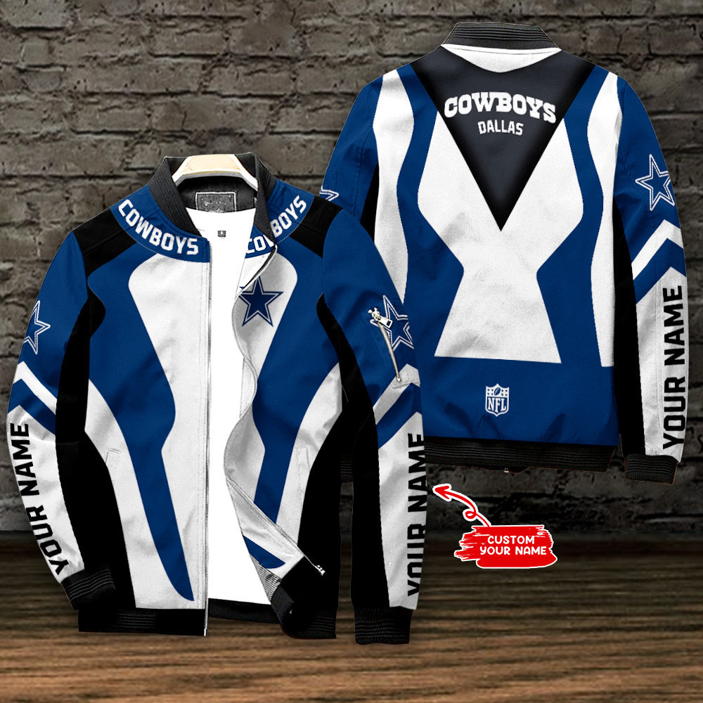 dallas cowboys personalized bomber jacket bg551 7a2tf