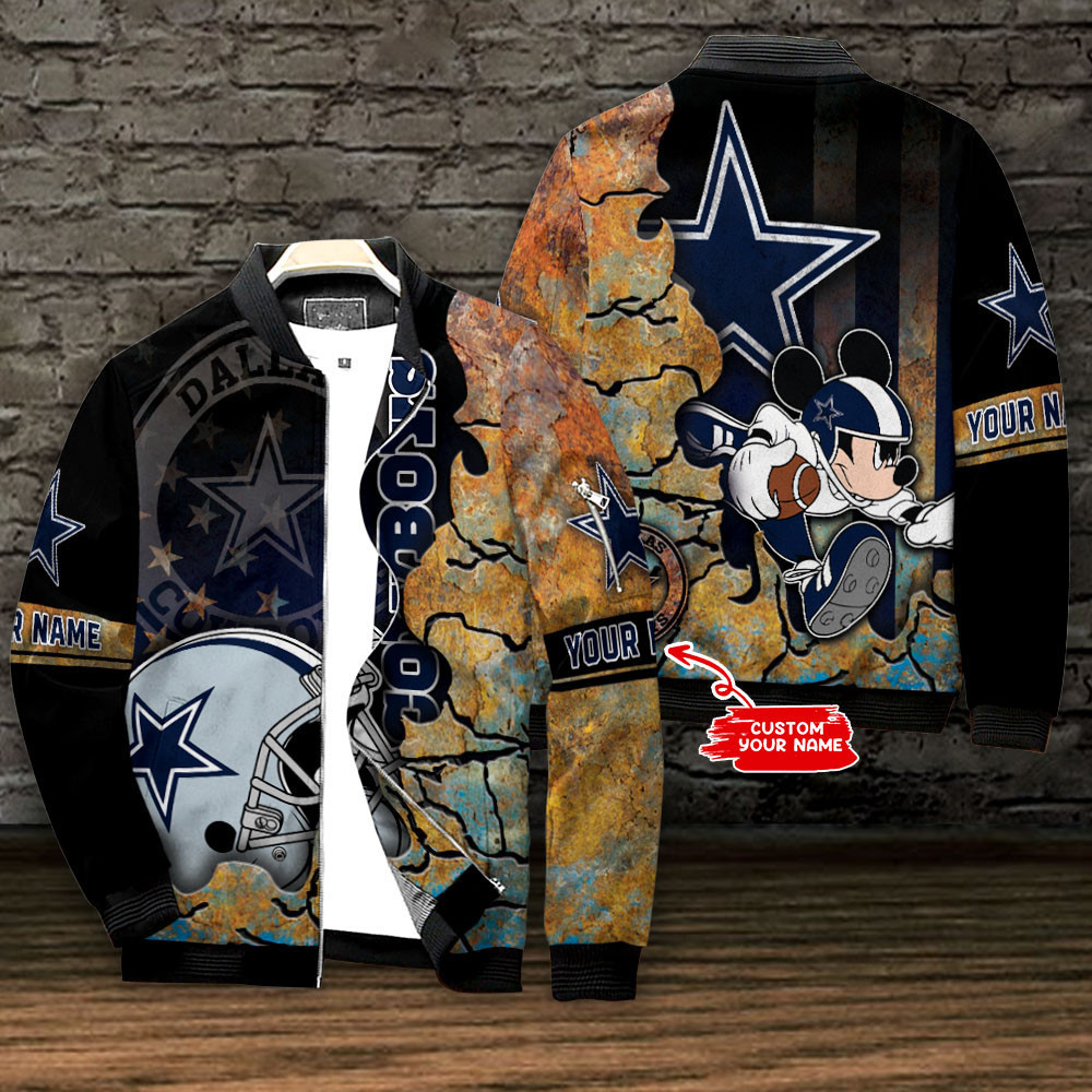 dallas cowboys personalized bomber jacket bg591 xhchd