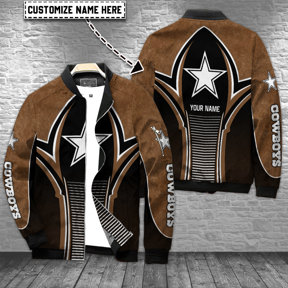 dallas cowboys personalized bomber jacket bg603 lvrrc