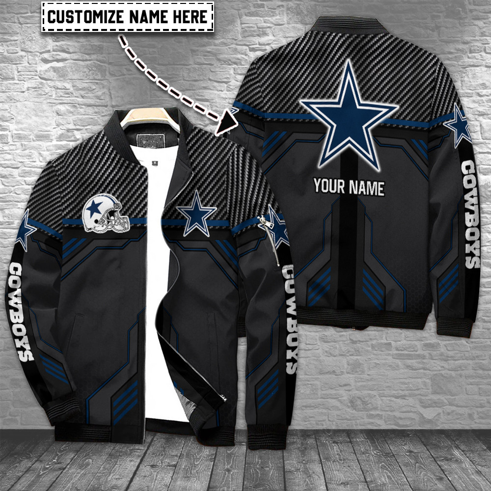 dallas cowboys personalized bomber jacket bg611 b4yur
