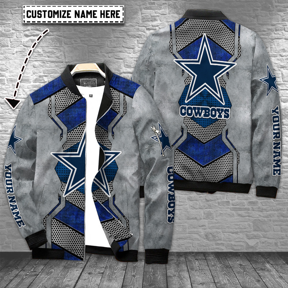 dallas cowboys personalized bomber jacket bg615 lzm2p