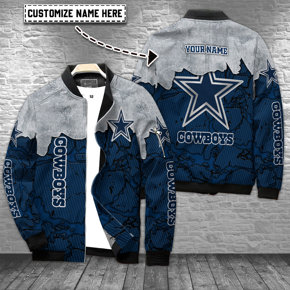 dallas cowboys personalized bomber jacket bg635 8iy0w