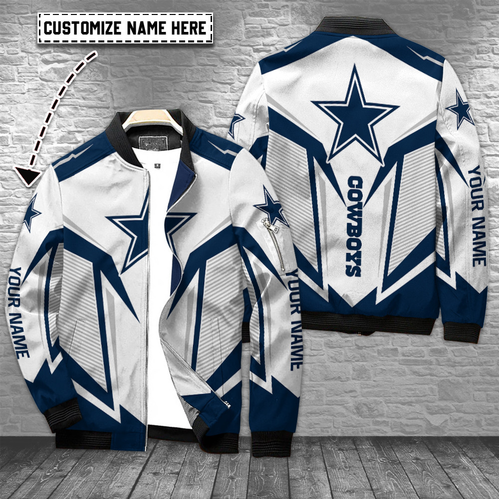 dallas cowboys personalized bomber jacket bg728 iutag