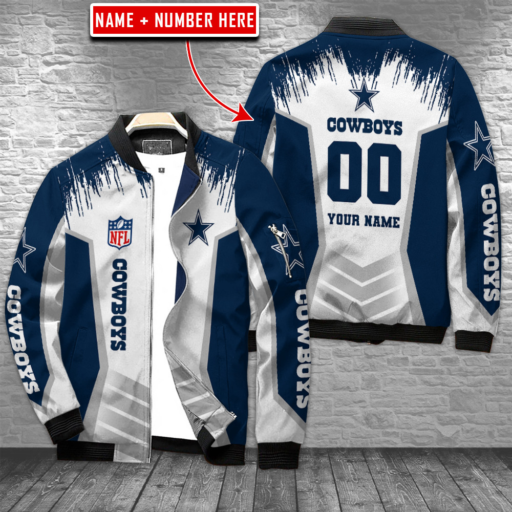 dallas cowboys personalized bomber jacket bg817 qdute