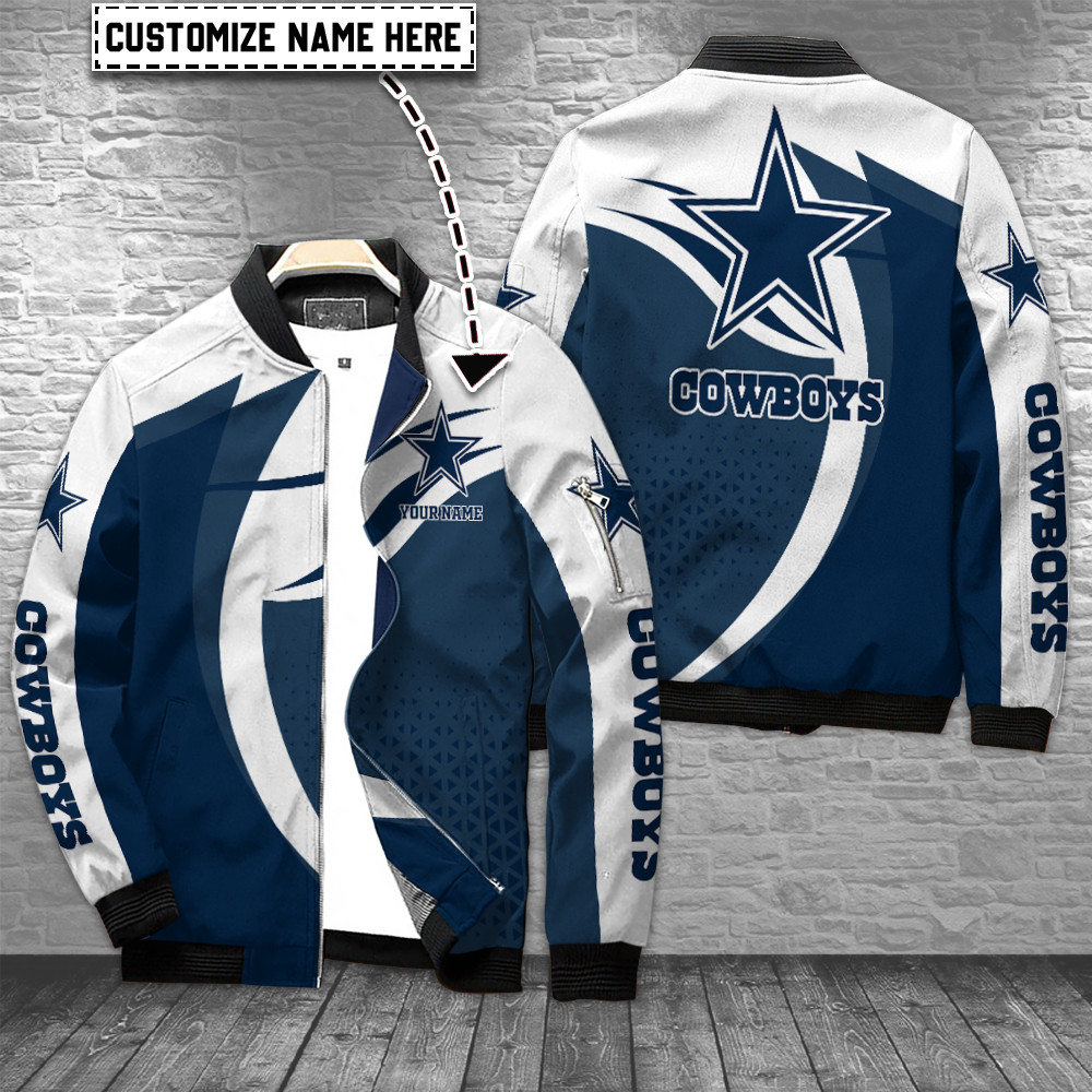 dallas cowboys personalized bomber jacket bg828 vi7sr
