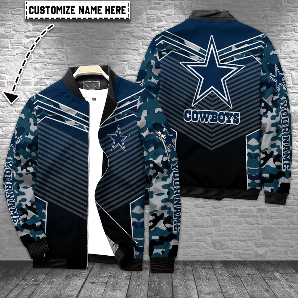 dallas cowboys personalized bomber jacket bg851 bzjtg
