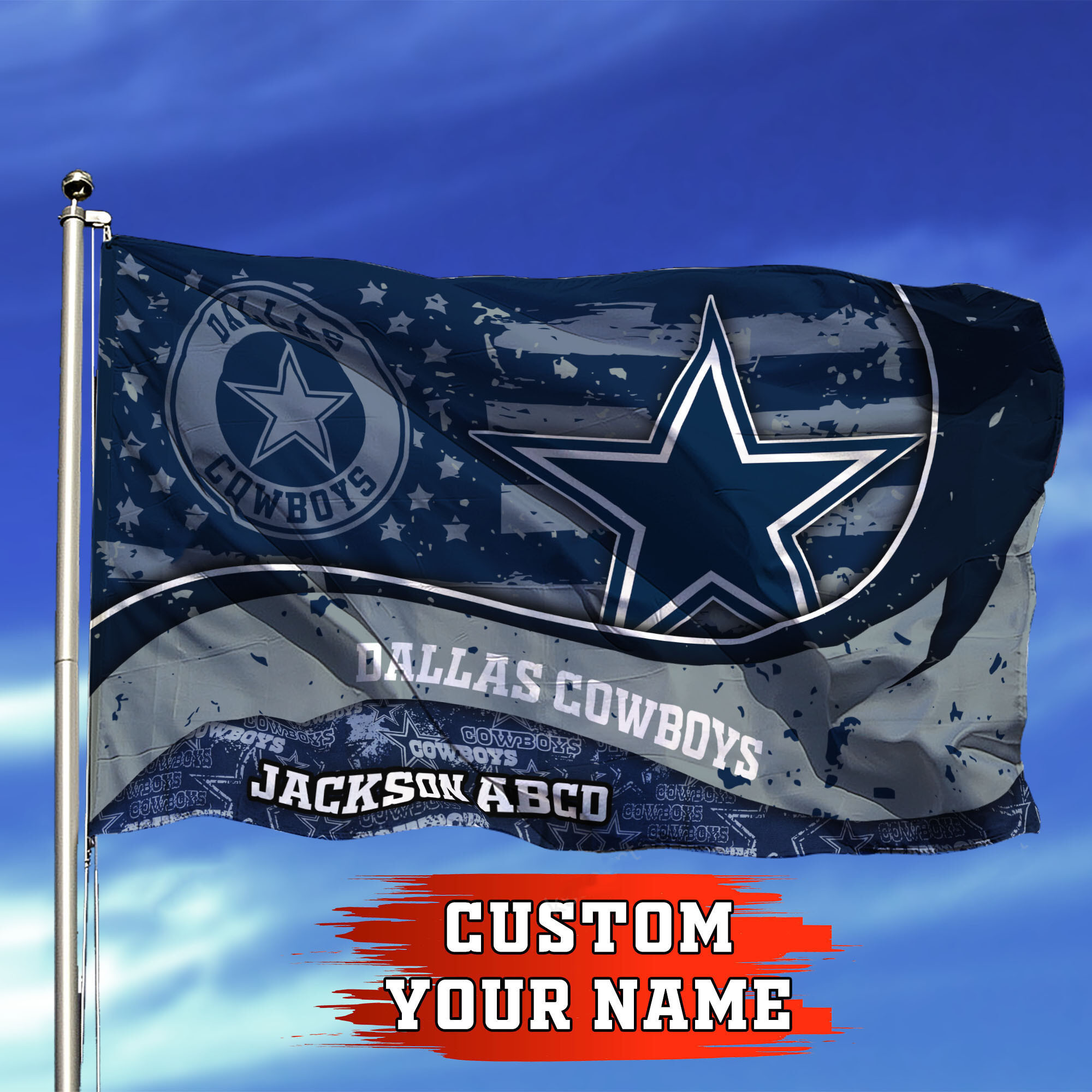 dallas cowboys personalized flag 313 rohi9