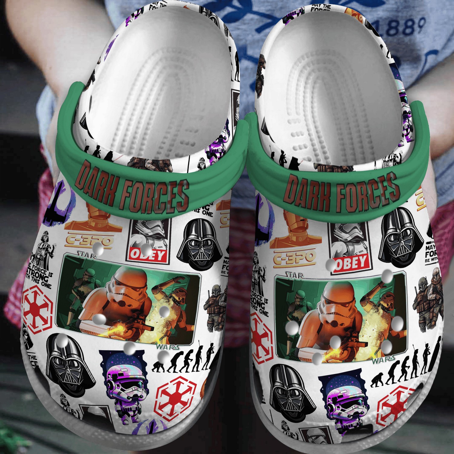 dark forces star wars movie clogs for kids and adults fast shipping cntfl
