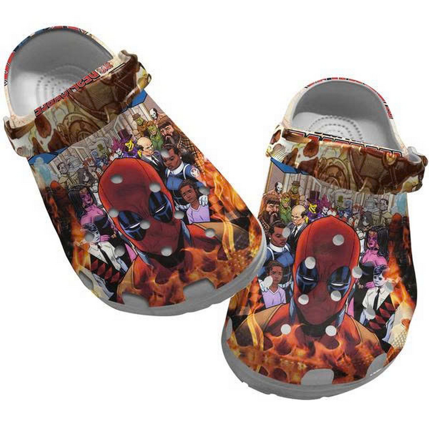 deadpool comic marvel studio clogs for kids and adults bju9r