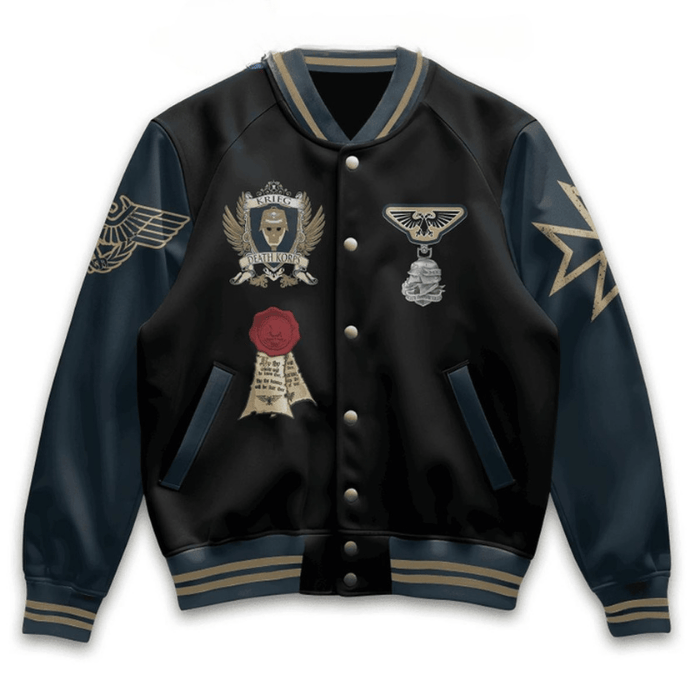 death korps krieg classic design baseball jacket n5pz8