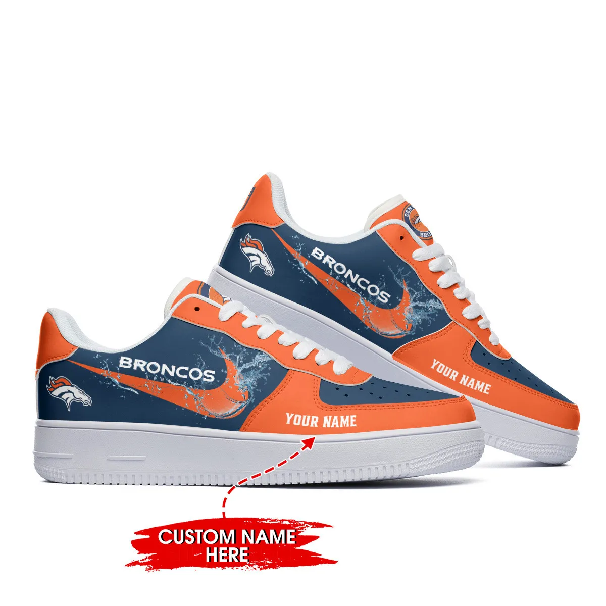 denver broncos personalized af1 shoes bg285 upmx4