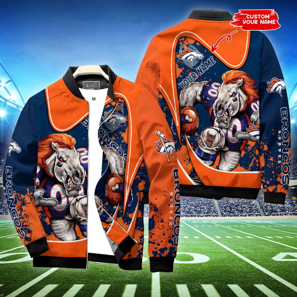 denver broncos personalized bomber jacket bg501 jsdsc