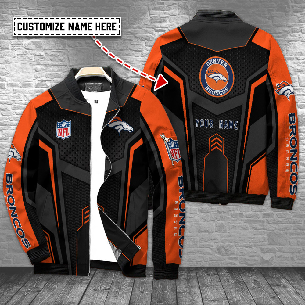 denver broncos personalized bomber jacket bg60 nroem