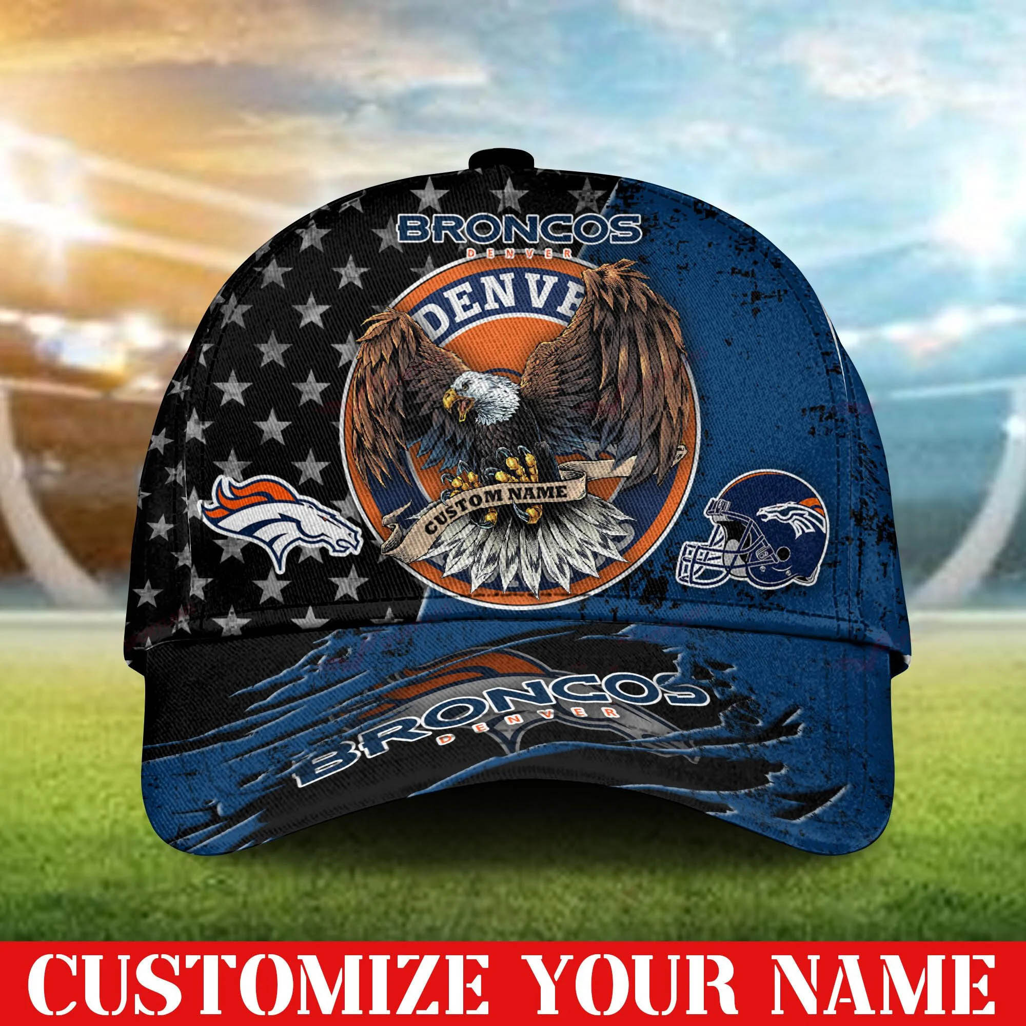 denver broncos personalized classic cap bb382 qmdi5