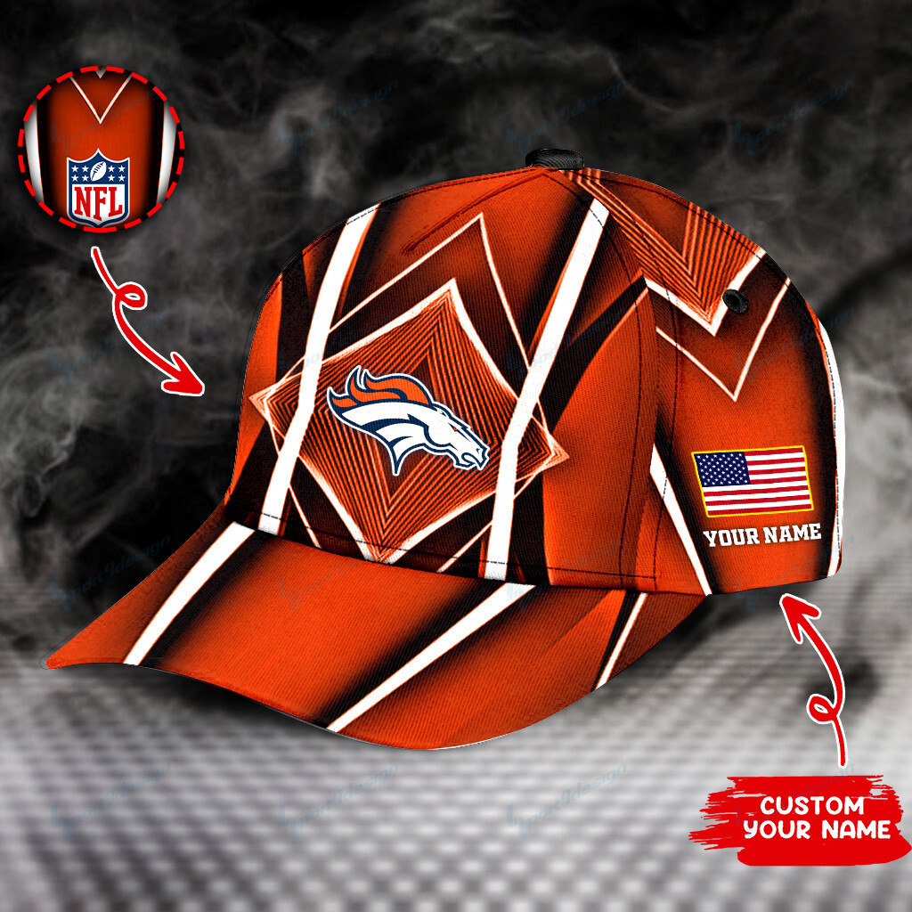 denver broncos personalized classic cap bg695 dfzis