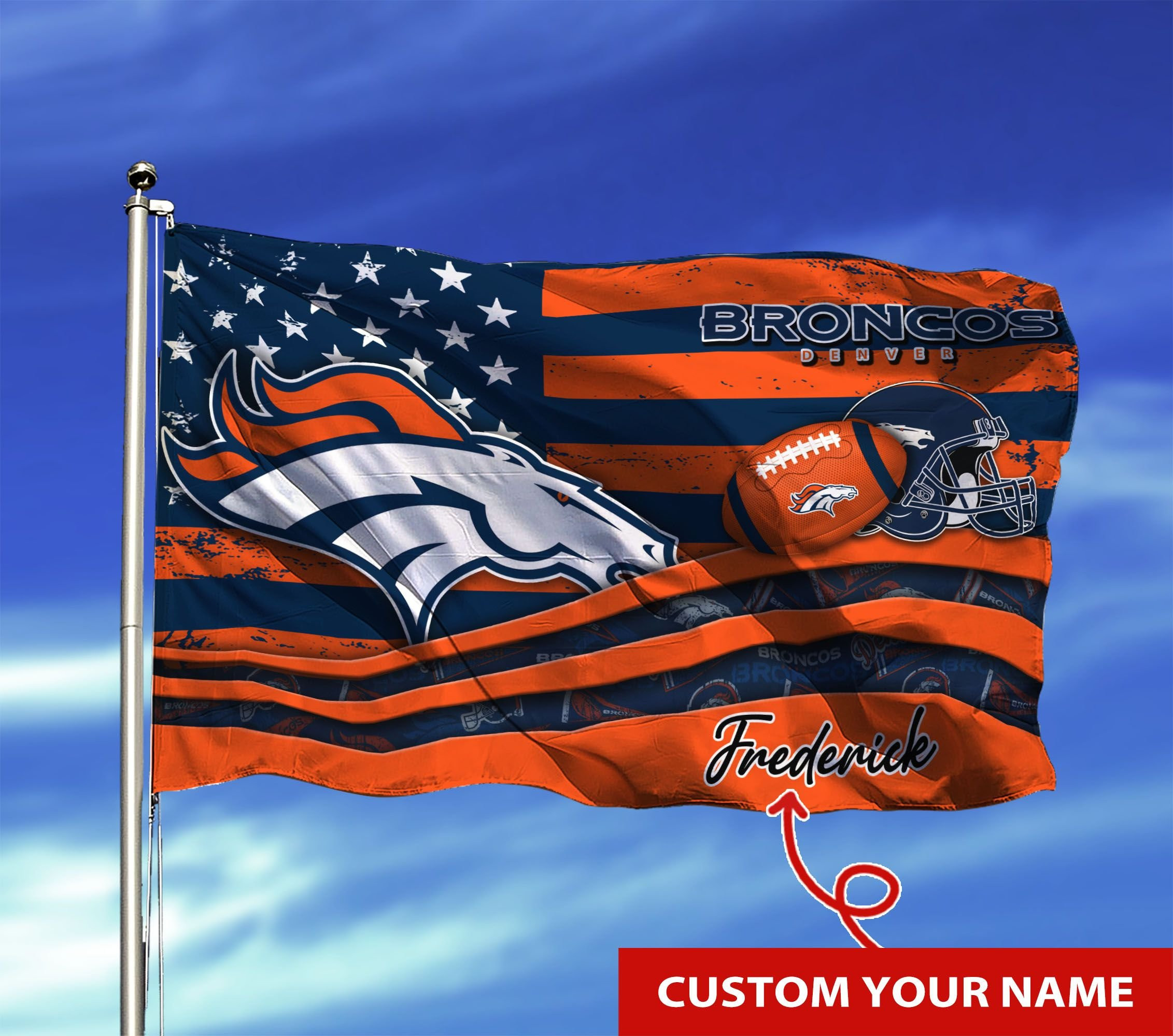 denver broncos personalized flag 09 b2jlb