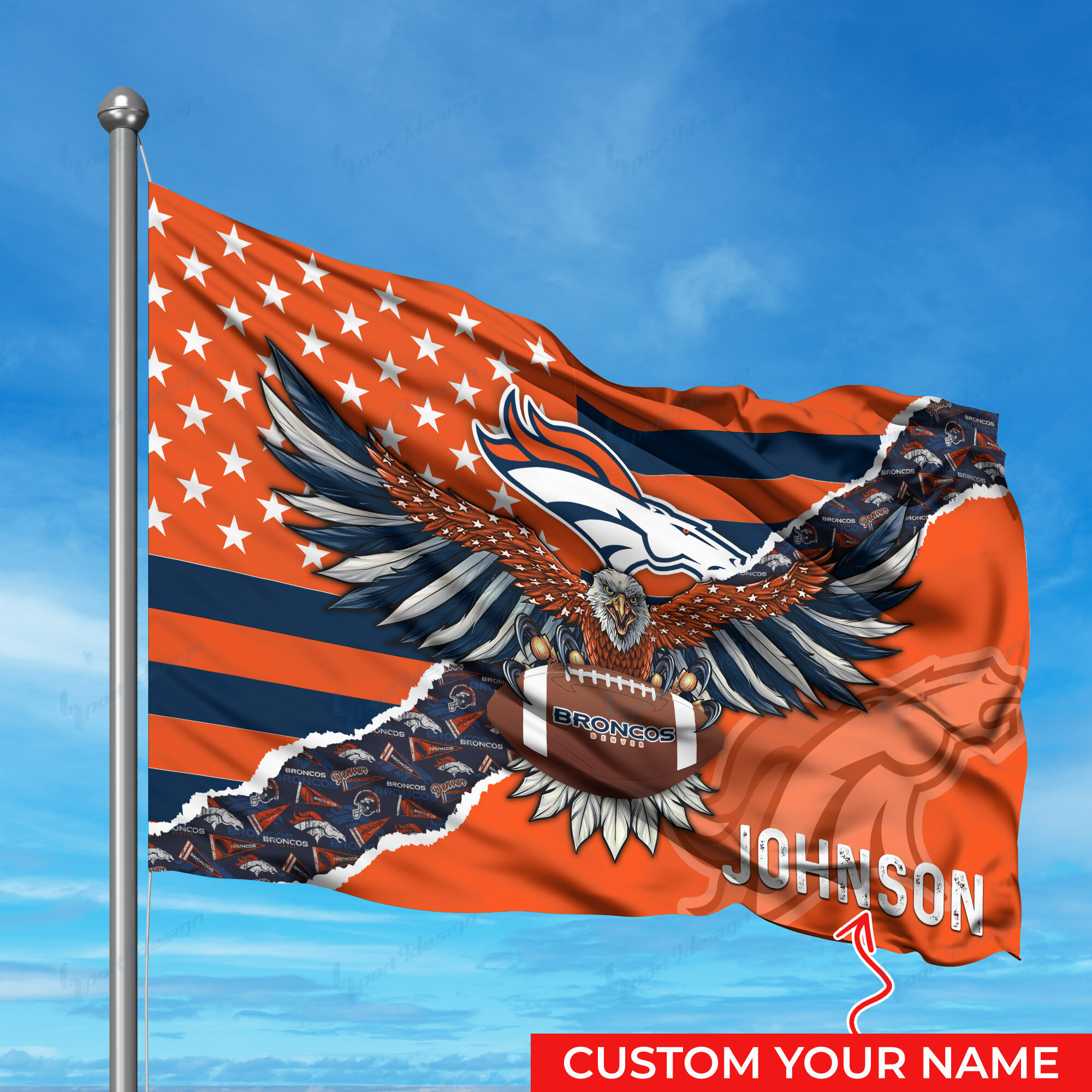 denver broncos personalized flag 284 8ffz4