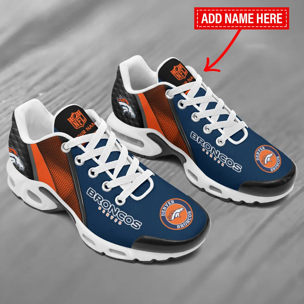 denver broncos personalized plus t n youth sneakers bg133 1u38h