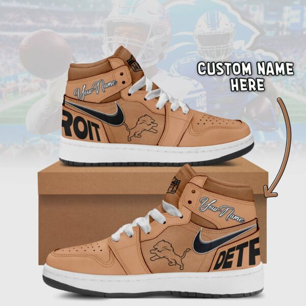 detroit lions brown air jordan 1